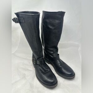 Frye Black Leather Boots